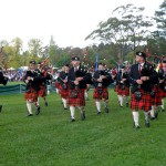 Illawarra Pipe Band marching off