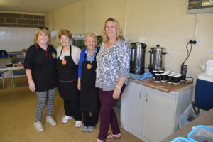 Ladies behind the scenes but equally as important, Left to right: Maureen Taylor, Rosie Collins, Cathy Hamilton, Sandra Roulston 